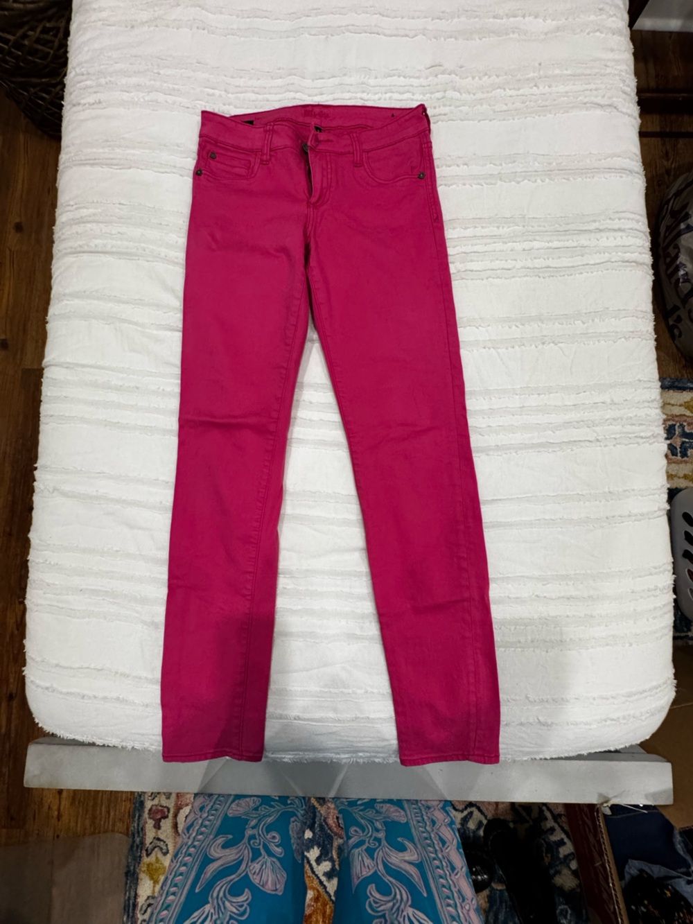 Kut from the Kloth Hot Pink Skinny Jeans